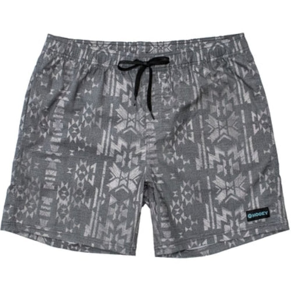 Hooey Men's Bigwake Grey Aztec Board Short